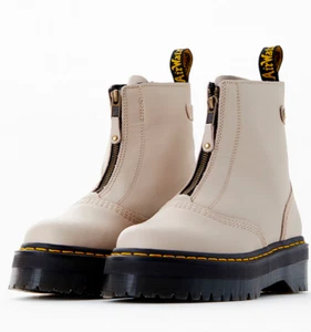Dr. Martens Jetta Zipped Platform Boots 27656348 Vintage Taupe UK8/ EU42 /US 9 - Picture 1 of 10