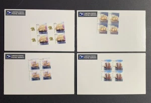 Australia Scott Catalog # 1729-1732 Blocks of 4 - 1999 Sailing Ships - MNH - Picture 1 of 5