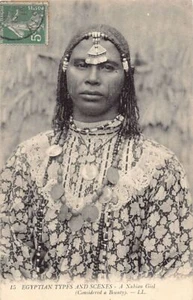 Sudan - Ein nubisches Mädchen - Publ. Levy L.L. 15 - Bild 1 von 2