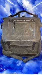 Free People Convertible Leather Backpack - Picture 1 of 11