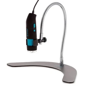 Microscopio digital LED USB portátil Q-Scope 500X 2MP con polarizador + soporte de cuello de ganso - Imagen 1 de 6