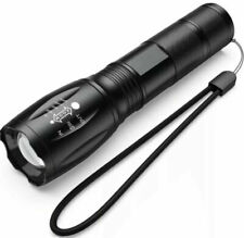Garberiel AF20171221 8000 Lumens Tactical Flashlight With Rechargeable Battery