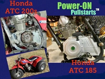 MADE IN USA! BRAND NEW Honda ATC 185, 185s, 200, 200s, 200ES PULL START KIT! USA - Image 1 of 4