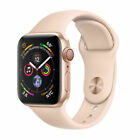 Apple Watch Series 4 40mm 44mm GPS+ WIFI + LTE UNLOCKED Gold Gray Silver - Good