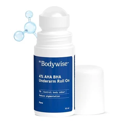 Be Bodywise 4% AHA BHA Forearm Roll On For Sensitive Skin 50ml - Image 1 of 4