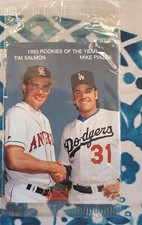 1994 Mother's Cookies #3 Sealed Piazza Salmon Dodgers Angels