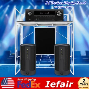 DJ Booth Portable DJ Facade Table Station Event Foldable Tabletop for Show Party - Bild 1 von 15