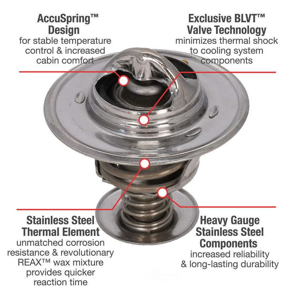 Engine Coolant Thermostat fits 1989-1991 Peugeot 405  MOTORAD - Image 1 of 1