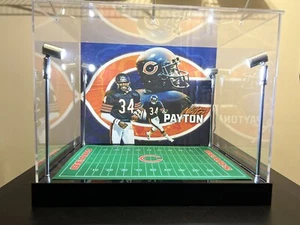 Pantalla de casco Walter Payton personalizada tamaño completo con luces LED - Chicago Bears - Imagen 1 de 2