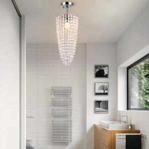 2 Pack Crystal Hallway Light Crystal Kitchen Ceiling Light Small Chandelier - Picture 1 of 7