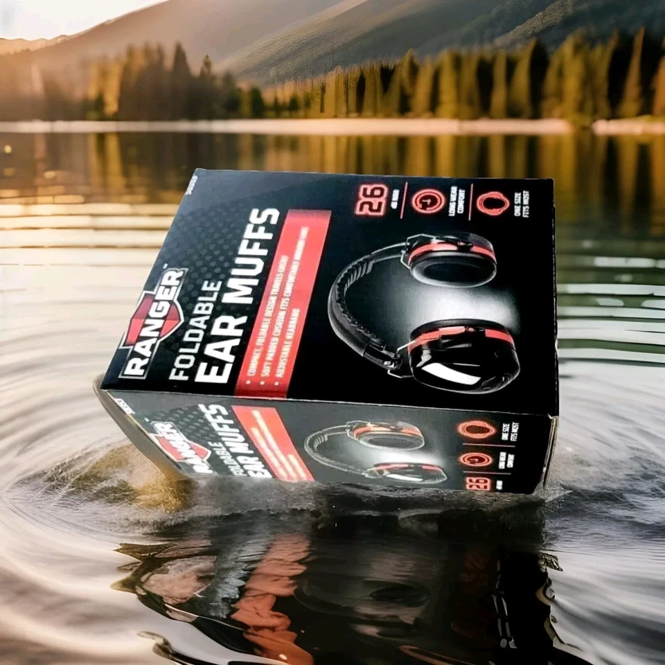 Manguitos orejeras plegables compactos Ranger 26 db NRR Foto 1 de 4