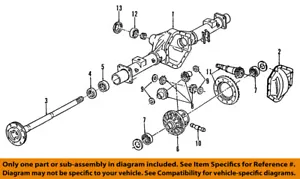 GM OEM Rear Differential-Side Bearings 25824250 - Picture 1 of 1