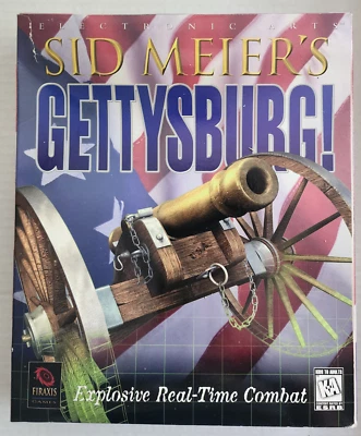 Sid Meiers Gettysburg, 1997, Big Box, New & Sealed -Box Has Compression As Shown - Image 1 of 4