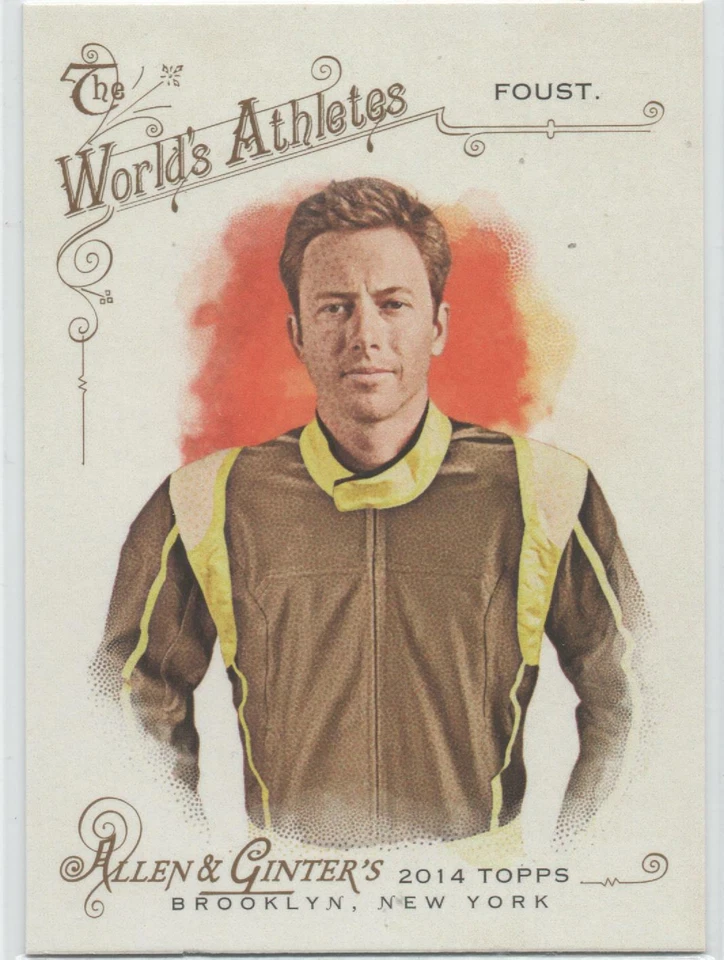 2014 Topps Allen & Ginter #224 Tanner Foust RACE CAR DRIVER base card 27 - Image 1 of 1