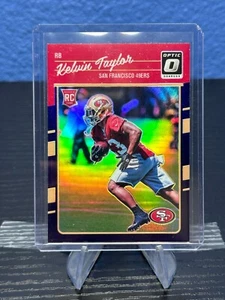 2016 Panini Donruss Optic Kelvin Taylor #139 RC Purple Holo D1 - Picture 1 of 2