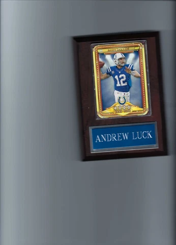 ANDREW LUCK PLAQUE INDIANAPOLIS COLTS FOOTBALL NFL   C Cover