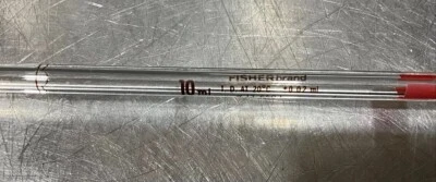 (1) Pipeta volumétrica TD de vidrio reutilizable clase B FISHERBRAND 10 ml 13-650-L Foto 1 de 3