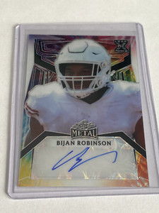 Bijan Robinson 2023 Leaf Metal Kaleidoscope Tie-Dye Auto /3