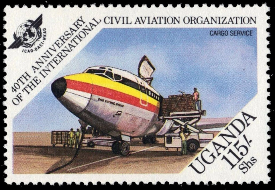 UGANDA 423 (SG448) - Organización de Aviación Civil Internacional (pf13719) Foto 1 de 1