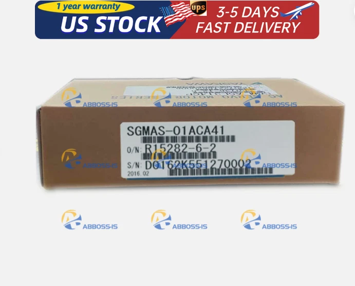 New In Box YASKAWA SGMAS-01ACA41 Servo Motor - Image 1 of 1