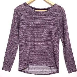 Women's Columbia Variegated Purple Long Sleeve Lightweight Sweater Top Sz S - Picture 1 of 7