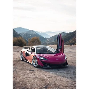 McLaren 600LT High Resolution Car Poster #002 - Picture 1 of 14