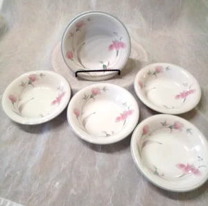 Savoir Vivre Fiori di Maggio, Set di 5 Zuppiere/Insalatiere, Rosa Floreale - Foto 1 di 4