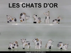 SERIE COMPLETE DE FEVES LES CHATS D'OR 2025 -FILET OR - Imagen 1 de 1