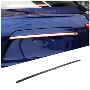 carbon fiber Rear Door Trunk Lid Tailgate Strip Trim For Maserati Ghibli 2014-22 - Picture 1 of 10