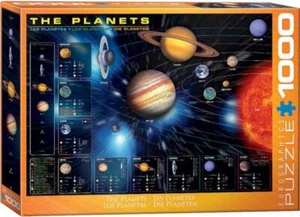 Eurographics Jigsaw Puzzle; The Planets; 1000 pieces; DAMAGED BOX - Picture 1 of 4