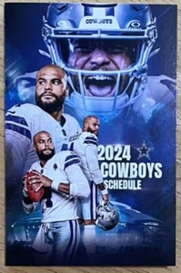 DALLAS COWBOYS, 2024 SEASON SCHEDULE, AMERICA'S TEAM, FANTASTIC ! - Picture 1 of 1