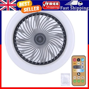 Ventilatore da Soffitto Aromaterapia 10 Pollici con Luci Telecomando (Grigio con Telecomando). - Foto 1 di 11