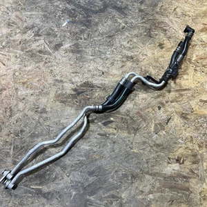 11-13 BMW F10 550i 650i Inlet & Outlet Transmission Oil Cooler Line Hose Set OEM - Picture 1 of 10
