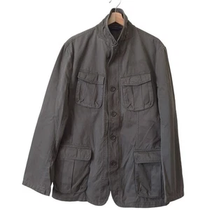 Banana Republic Herren Militär Feldjacke Utility Taschen Armee Grün Large - Bild 1 von 6