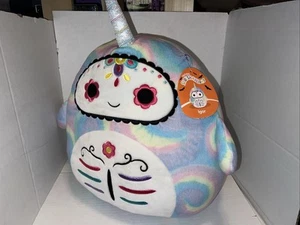 Squishmallows Igor the Narwhal Day of the Dead 12" Plush New 2022 - Picture 1 of 4