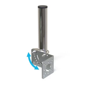 1.5 Diameter Antenna Mount Pole Bracket to Wall for Outside Antenna Weather Stat - Picture 1 of 4