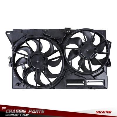 Radiator Cooling Fan Assembly For Ford Taurus Lincoln MKS  2013 2014 2015-2016 - Image 1 of 4