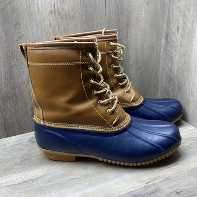 🟤 Khombu Letty Duck 靴子女式 9M 码防水冬季雪地靴 ❄️ — 第 1/4 张图片