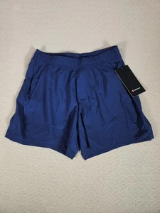 Pantalón Corto Lululemon Pace Breaker Para Hombre M Azul Marino Tela Rápida Secado Rápido Elástico 11 - Imagen 1 de 7