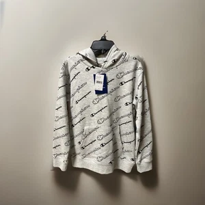 NWT! Champion Big Boys Fleece Hoodie Grey Heather- Size Medium - Picture 1 of 4