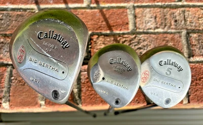 Callaway S2H2 Big Bertha Driver, Heaven Wood and Five Wood - AS IS - Image 1 of 4