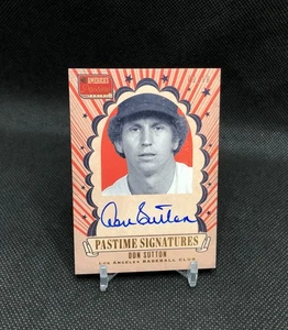 2013 America’s Pastime Don Sutton ON CARD AUTO /10 GOLD SSP No. DS HALL OF FAME! - Picture 1 of 20
