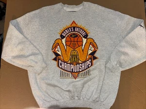 1998 Women’s NCAA Championship Sweatshirt Naughty XL Gray 26.5x28 - Picture 1 of 8