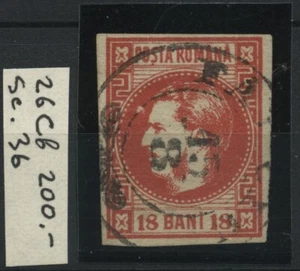 ROMANIA CTPR 26Cb Scott 36 Var. CV$200,00 usado - Imagen 1 de 1