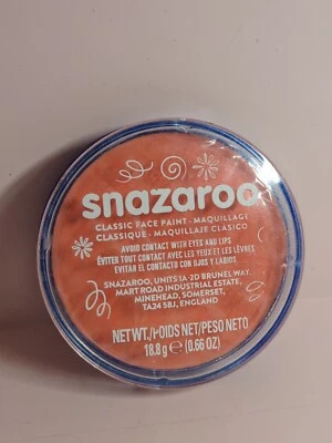 Pintura facial y maquillaje corporal Snazaroo/maquillaje de escenario Color: albaricoque (naranja) Foto 1 de 2