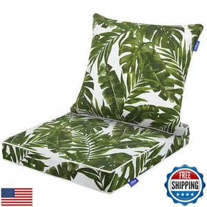 INFBLUE Deep Seating Chair Cushion Outdoor Patio Seat and Back Cushion Set fo - Picture 1 of 5