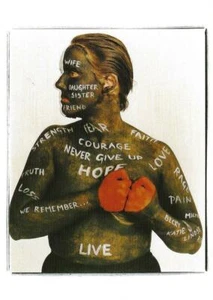 Postcard Annie Leibovitz Photo "Rebecca Denison" (WORLD, HIV) Unused MINT - Bild 1 von 1