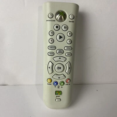 Microsoft Xbox 360 OEM Official Universal Media Remote TV DVD White - Image 1 of 4