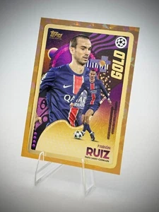 Fabian Ruiz 2024-25 Topps UCC Gold PSG Gold Parallel - Bild 1 von 2