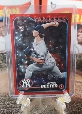 CLAYTON BEETER - #086/199 - RC 2024 Topps Update - RED FOIL - Image 1 of 3